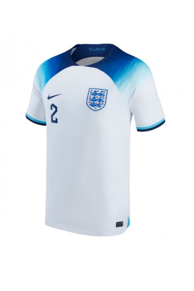 Fotbalové Dres Anglie Kyle Walker #2 Domácí Oblečení MS 2022 Krátký Rukáv